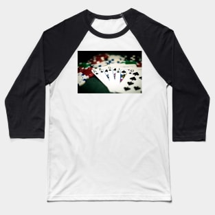 Royal Flush Baseball T-Shirt